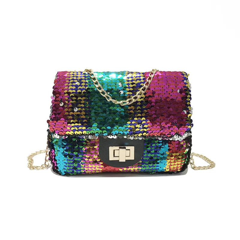 Sequin cross body bag GlossiChic Collection