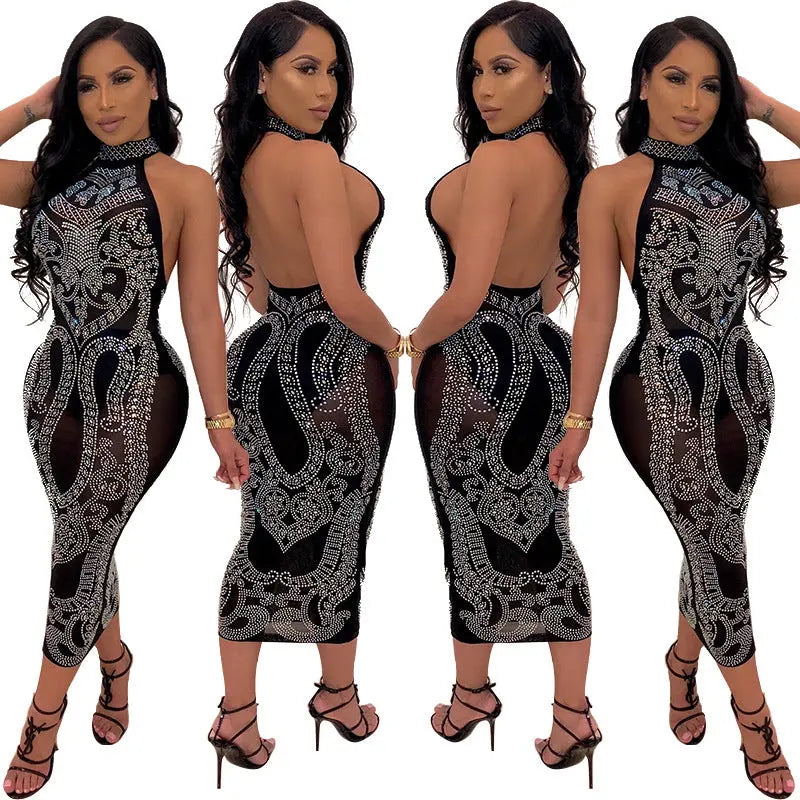 The Showstopper Sexy Mesh Dress GlossiChic Collection