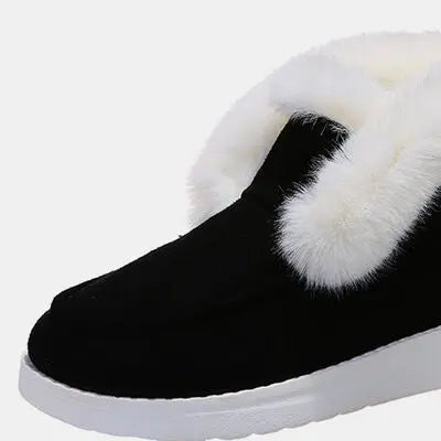 Furry Suede Snow Boots GlossiChic Collection