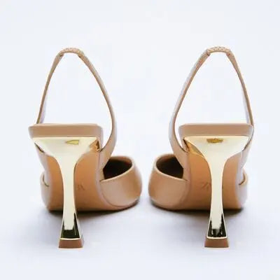 PU Leather Point Toe Stiletto Heel Pumps - GlossiChic Collection Black / 36(US5) GlossiChic Collection Shoes & Accessories