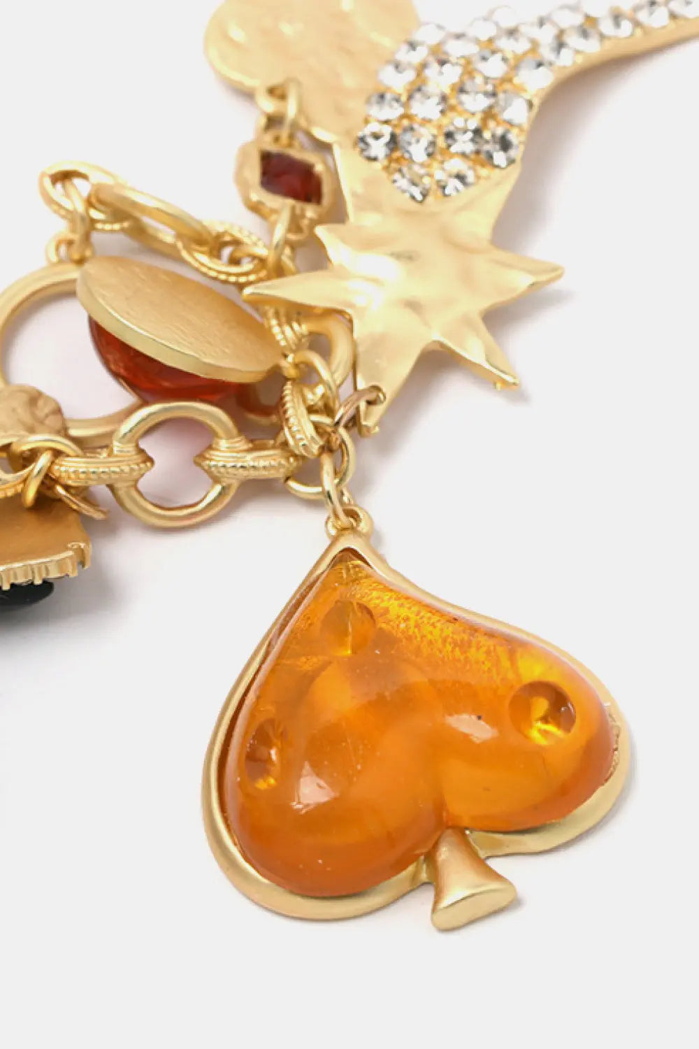 Multi Charm Resin Bracelet GlossiChic Collection