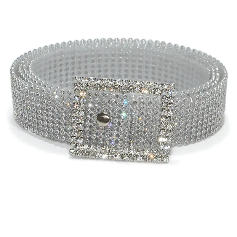 Rhinestone Embellished Belt GlossiChic Collection