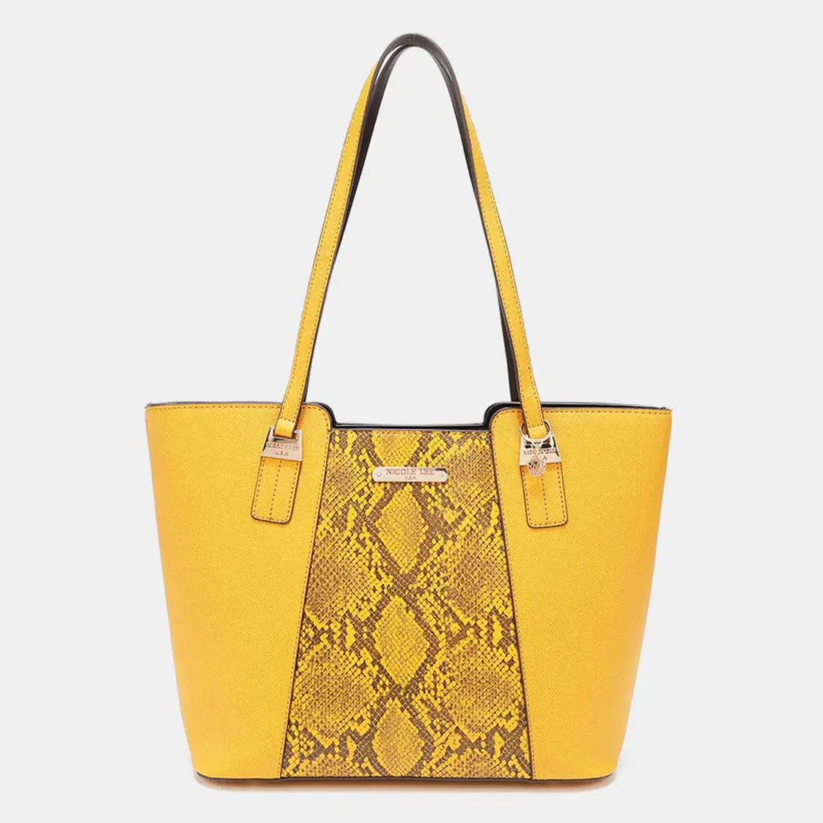 3-Piece Snake Print Handbag Set - GlossiChic Collection