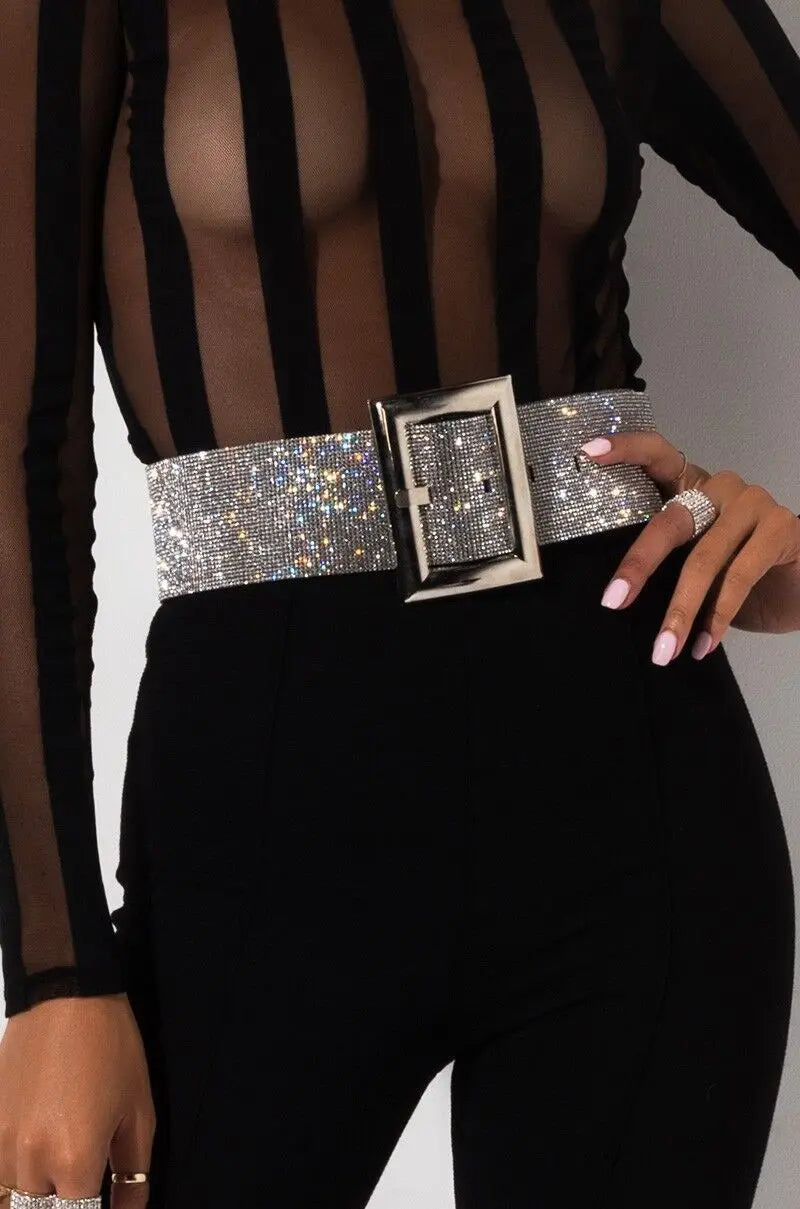 Fashion Diamond Waist Chain Belt - GlossiChic Collection