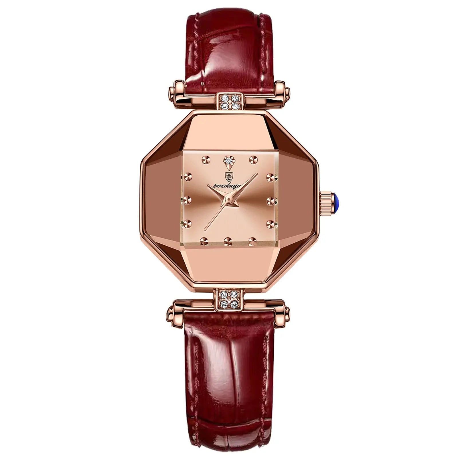 Diamond Shape Quartz Watch - GlossiChic Collection