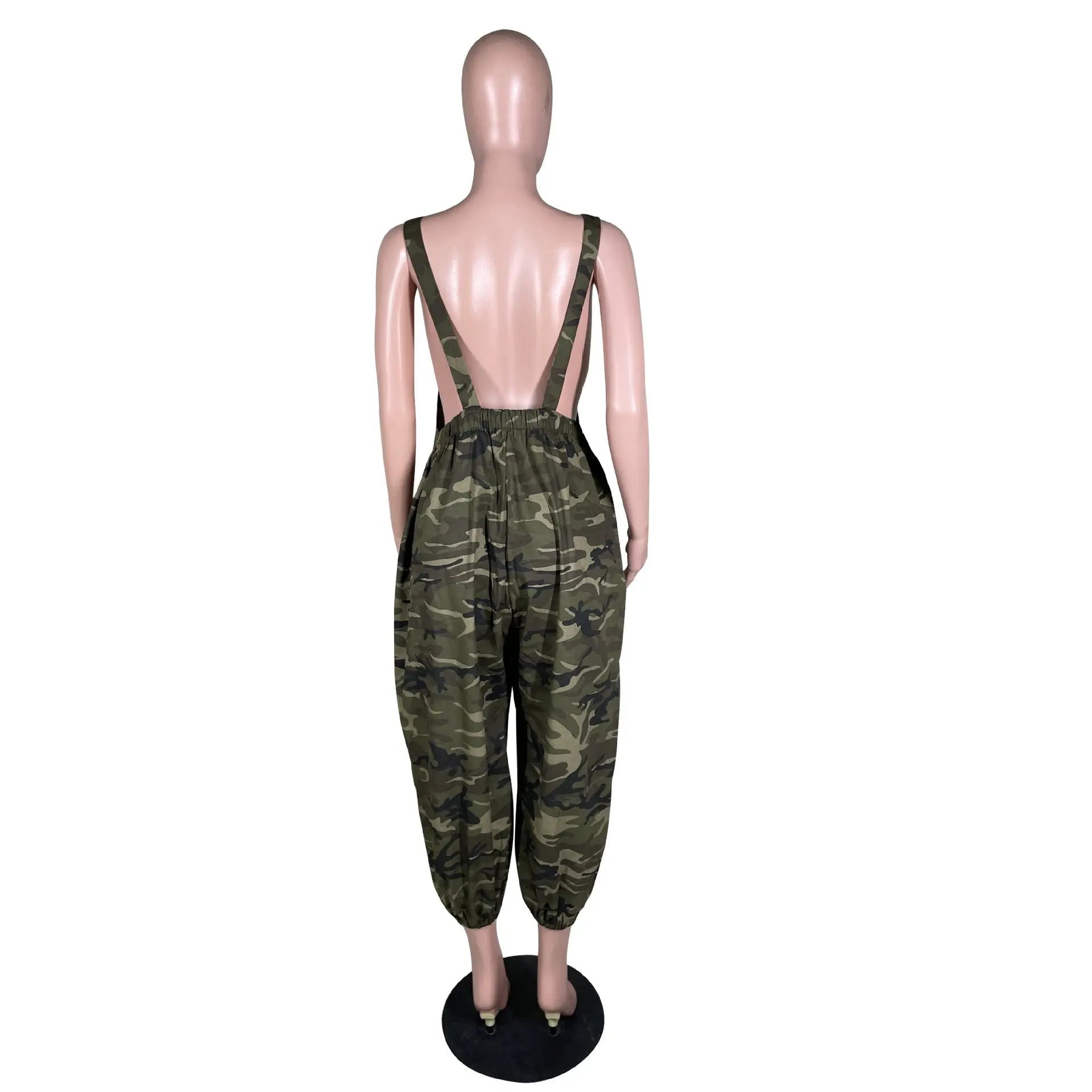 Camouflage Casual Loose Sling Jumper - GlossiChic Collection