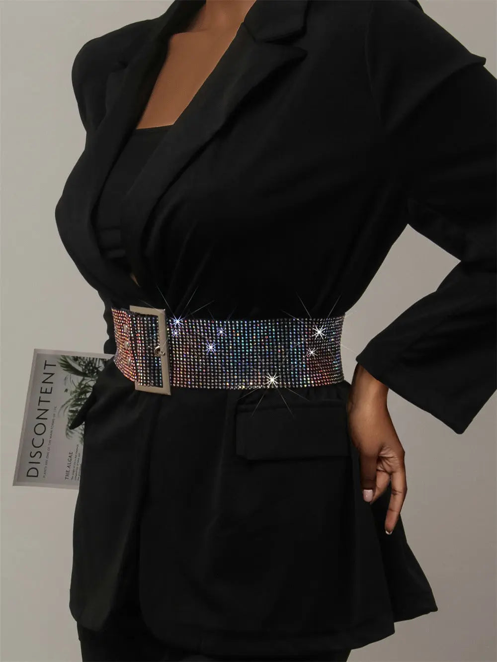 Fashion Diamond Waist Chain Belt - GlossiChic Collection Black AB / 115cm GlossiChic Collection Belts & Hats