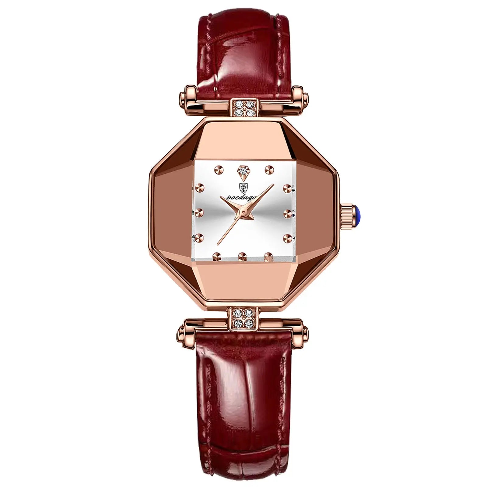 Diamond Shape Quartz Watch - GlossiChic Collection