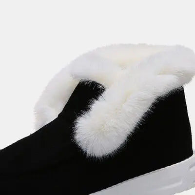 Furry Suede Snow Boots GlossiChic Collection