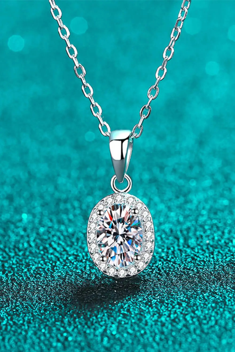 Be The One 1 Carat Moissanite Pendant Necklace - GlossiChic Collection