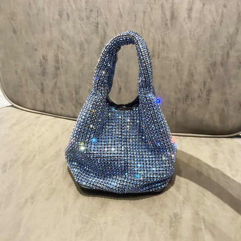 Rhinestone Vest Bucket Bag GlossiChic Collection